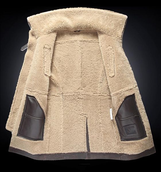 men's jackets winter fashion lamb fur sheepskin leather surface shearing lining mid-length motorcycle jacket, Black;brown
men's jackets winter fashion lamb fur sheepskin leather surface shearing lining mid-length motorcycle jacket, Black;brown