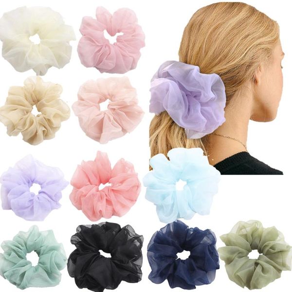 hair accessories 5pcs summer fresh ties organza tulle big band large intestine circle head rope fashion women, Slivery;white
hair accessories 5pcs summer fresh ties organza tulle big band large intestine circle head rope fashion women, Slivery;white