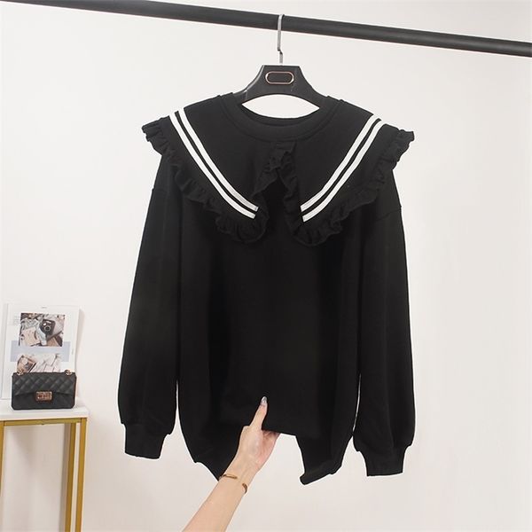 plus size women's autumn winter hoodies wear slimming all-match casual sweatershirt uk274 210507, Black
plus size women's autumn winter hoodies wear slimming all-match casual sweatershirt uk274 210507, Black