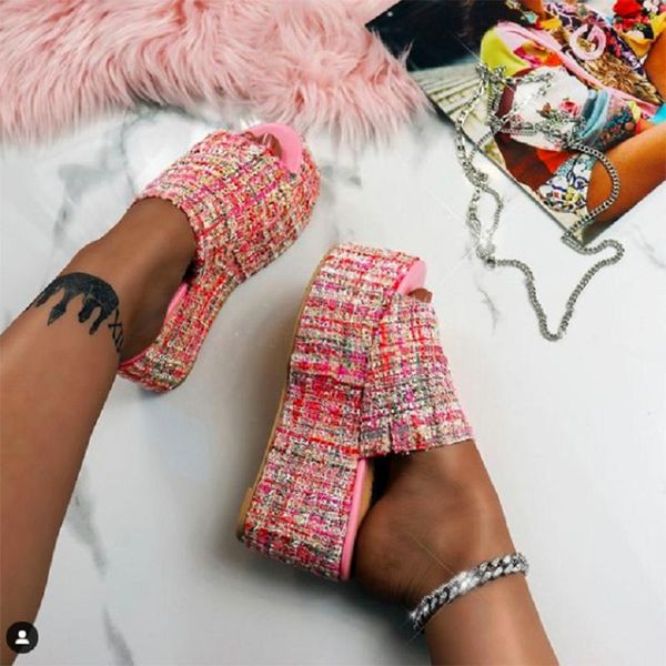 slippers 2021 fashion thick-soled wedge round toe large size casual outdoor color female sandals 43, Black
slippers 2021 fashion thick-soled wedge round toe large size casual outdoor color female sandals 43, Black