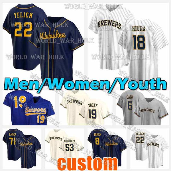 22 christian yelich jersey 19 robin yount 6 lorenzo cain keston hiura brewers daniel vogelbach kolten wong devin williams brandon woodruff, Blue;black
22 christian yelich jersey 19 robin yount 6 lorenzo cain keston hiura brewers daniel vogelbach kolten wong devin williams brandon woodruff, Blue;black