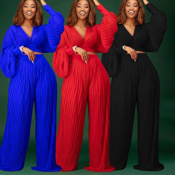 women's two piece pants 2021 autumn winter long sleeve women pantsuit elegant solid ruched loose female shirts casual elastic waist wid, White
women's two piece pants 2021 autumn winter long sleeve women pantsuit elegant solid ruched loose female shirts casual elastic waist wid, White