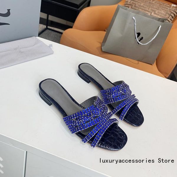 british fashion rhinestone women slippers small flat heel drag summer crystal mules chunky low shoes, Black
british fashion rhinestone women slippers small flat heel drag summer crystal mules chunky low shoes, Black
