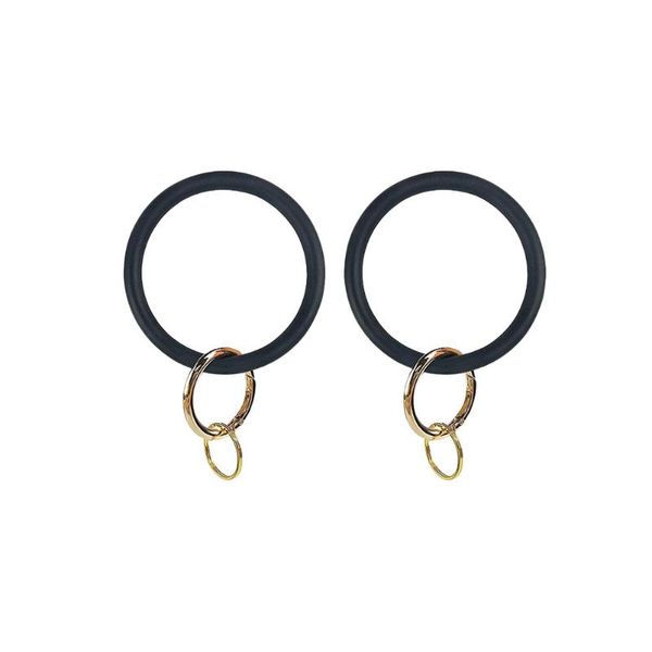 charm bracelets 2 pcs silicone bracelet large circle wristband keychain ring key pendant accessories for ladies (black), Golden;silver
charm bracelets 2 pcs silicone bracelet large circle wristband keychain ring key pendant accessories for ladies (black), Golden;silver