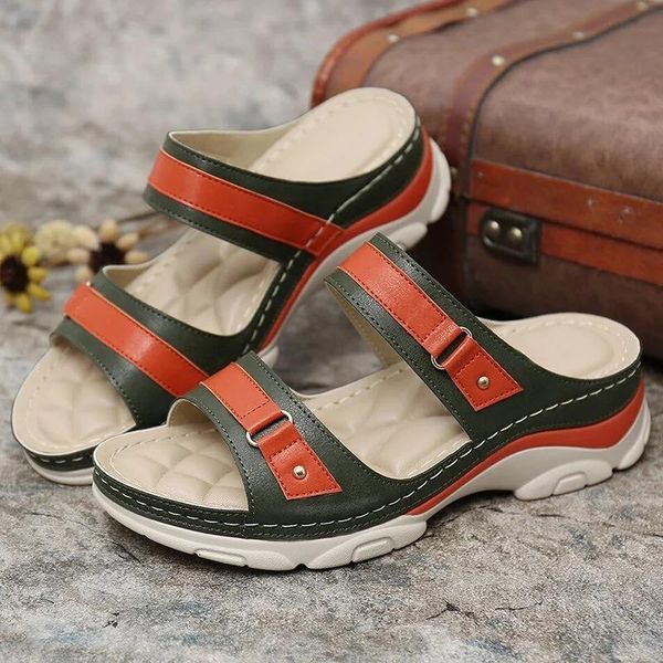 slippers women summer low heels shoes woman pu leather open toe slides outdoor plus size sandalias mujer sapato feminino d681, Black
slippers women summer low heels shoes woman pu leather open toe slides outdoor plus size sandalias mujer sapato feminino d681, Black