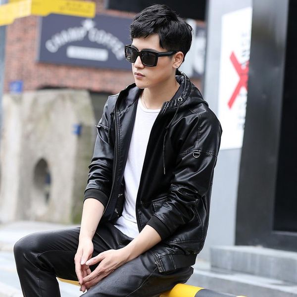 men's jackets fashion men pu leather short style jacket casual loose fit patchwork hooded coat male long sleeve zip motorcycle m-3xl, Black;brown
men's jackets fashion men pu leather short style jacket casual loose fit patchwork hooded coat male long sleeve zip motorcycle m-3xl, Black;brown