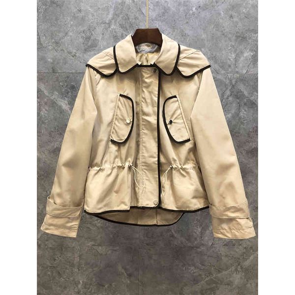 women's jackets fashion hoodie cinched figure flattering trench coat womens clothing autumn european goods minority all-match 9i 5naj, Black;brown
women's jackets fashion hoodie cinched figure flattering trench coat womens clothing autumn european goods minority all-match 9i 5naj, Black;brown