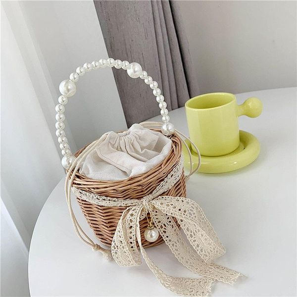 pearl portable straw bag 2021 hand-woven shoulder seaside vacation designer purses and handbag women bags
pearl portable straw bag 2021 hand-woven shoulder seaside vacation designer purses and handbag women bags