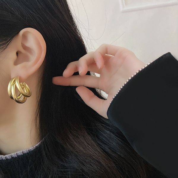 LUi metal female simple stud and temperament cool personality fashion metal circle female simple circle and earrings temperament cool perso, Golden;silver
LUi metal female simple stud and temperament cool personality fashion metal circle female simple circle and earrings temperament cool perso, Golden;silver