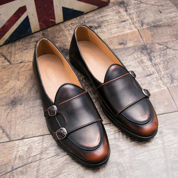 dress shoes autumn men microfiber leather loafers italian design wedding comfortable male breathable night club party, Black
dress shoes autumn men microfiber leather loafers italian design wedding comfortable male breathable night club party, Black