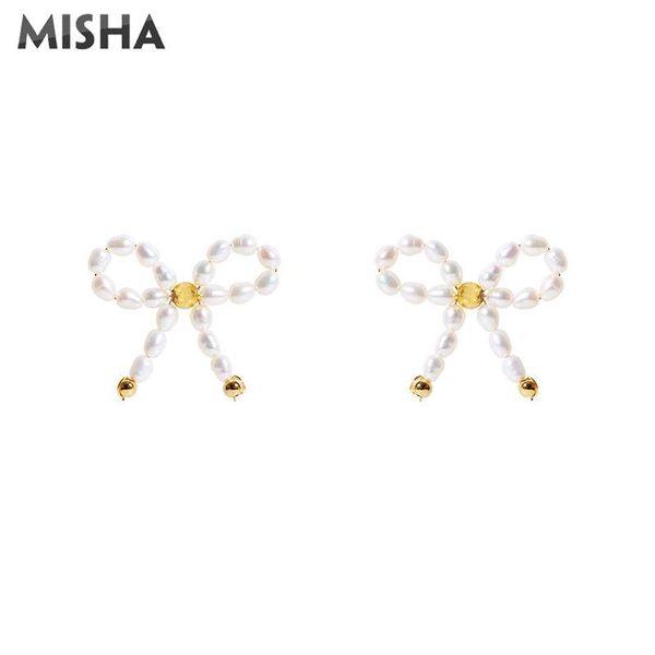 stud earring women bow design natural seawater pearl earrings simple trendy jewelry gifts for girls 2351, Golden;silver
stud earring women bow design natural seawater pearl earrings simple trendy jewelry gifts for girls 2351, Golden;silver