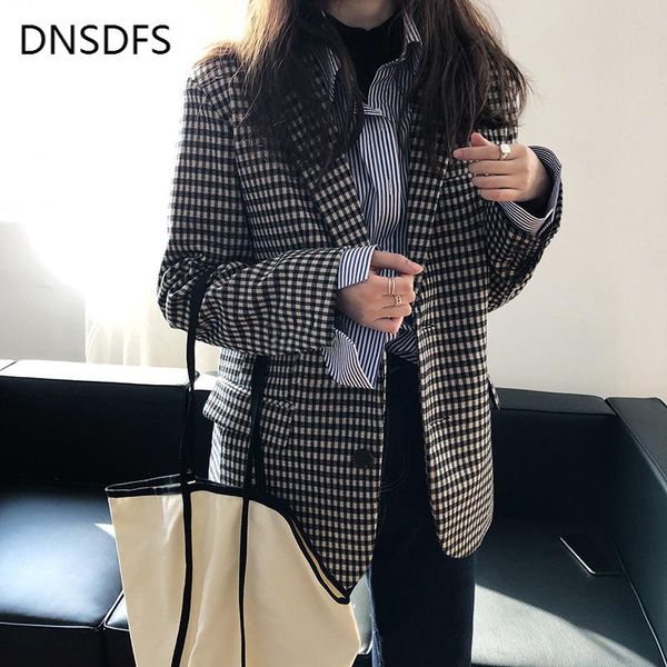 autumn winter suits coat women coats & jackets office korean plaid jacket pockets lapel blazers clothing femme abrigos women's, White;black
autumn winter suits coat women coats & jackets office korean plaid jacket pockets lapel blazers clothing femme abrigos women's, White;black