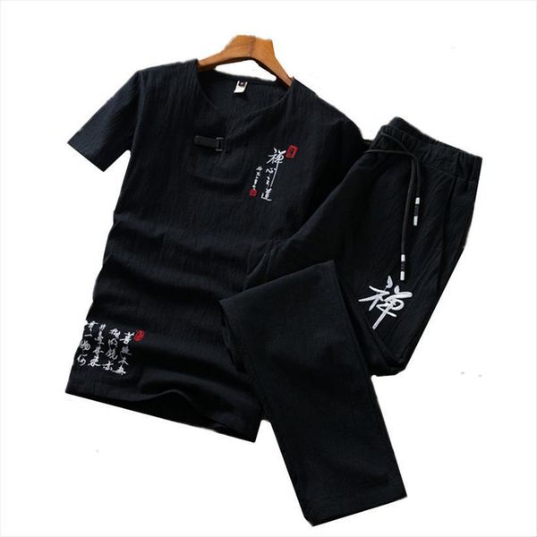 cotton and linen sets large mens tracksuits size 6xl chinese style embroidery t shirt trousers, Gray
cotton and linen sets large mens tracksuits size 6xl chinese style embroidery t shirt trousers, Gray