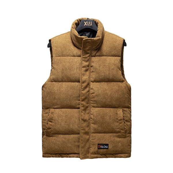 corduroy vests for men stand collar cotton liner mens vest yellow gray black color asian size 4xl waistcoats, Black;white
corduroy vests for men stand collar cotton liner mens vest yellow gray black color asian size 4xl waistcoats, Black;white