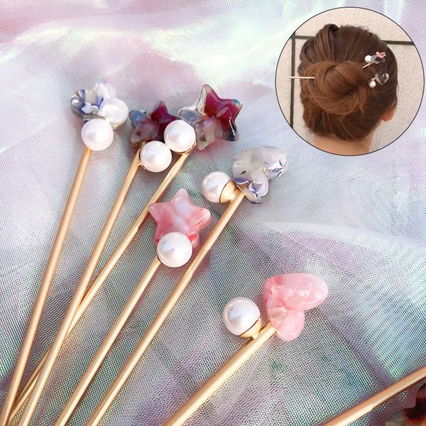 new arrival hair jewelry accessories handmade five-pointed star pearl hair sticks hairpin for women girls vintage hair stick, Silver
new arrival hair jewelry accessories handmade five-pointed star pearl hair sticks hairpin for women girls vintage hair stick, Silver