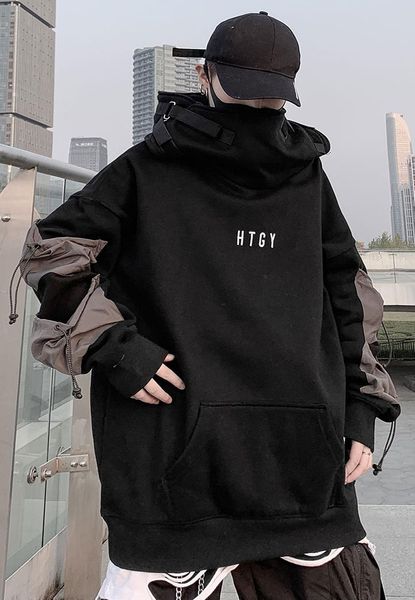 men's hoodies & sweatshirts hip hop autumn boy winter men streetwear plush techwear casual pullover male hooded sweatshirt, Black
men's hoodies & sweatshirts hip hop autumn boy winter men streetwear plush techwear casual pullover male hooded sweatshirt, Black