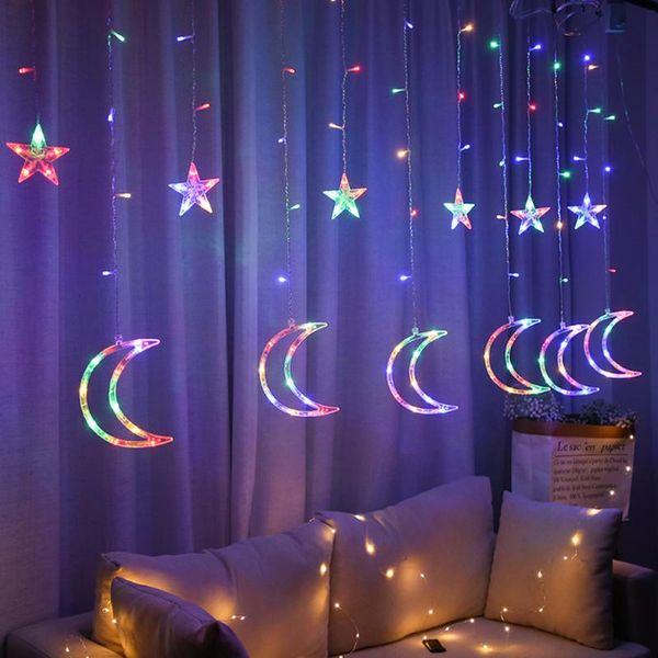 strips christmas fairy lights led star moon garland string for xmas window room indoor decoration wedding party light lamp
strips christmas fairy lights led star moon garland string for xmas window room indoor decoration wedding party light lamp
