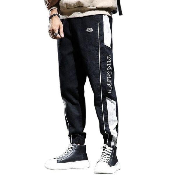 men's pants spring autumn hip hop cargo men fashion harajuku elastic waist harem pant streetwear joggers sweatpant casual mens, Black
men's pants spring autumn hip hop cargo men fashion harajuku elastic waist harem pant streetwear joggers sweatpant casual mens, Black