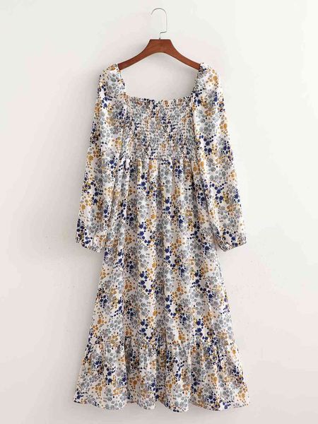 skirts fashion spring new long-sleeved square collar vintage women floral print elastic bust ruffle dress chic female midi dresses, Black
skirts fashion spring new long-sleeved square collar vintage women floral print elastic bust ruffle dress chic female midi dresses, Black