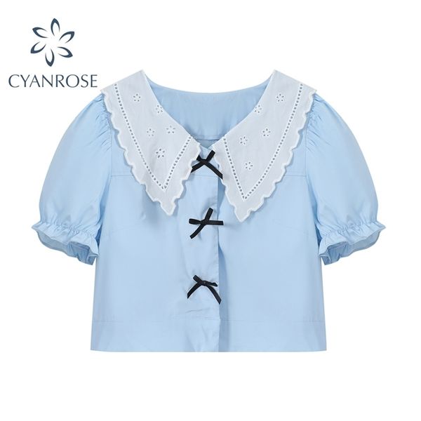 vintage japanese sweet cute bow shirt women summer lace collar drawstring korean style puff sleeve blouse female 210515, White
vintage japanese sweet cute bow shirt women summer lace collar drawstring korean style puff sleeve blouse female 210515, White