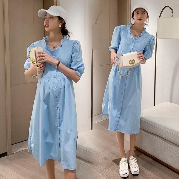 maternity dresses 33737# dress summer short sleeves easy matching loose stylish a line pregnant women mom, White
maternity dresses 33737# dress summer short sleeves easy matching loose stylish a line pregnant women mom, White