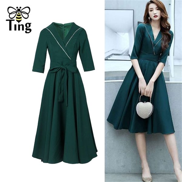 vintage elegant women a line party dinner dresses cross waistband retro lady office work dress vestidos plus size 210513, Black;gray
vintage elegant women a line party dinner dresses cross waistband retro lady office work dress vestidos plus size 210513, Black;gray