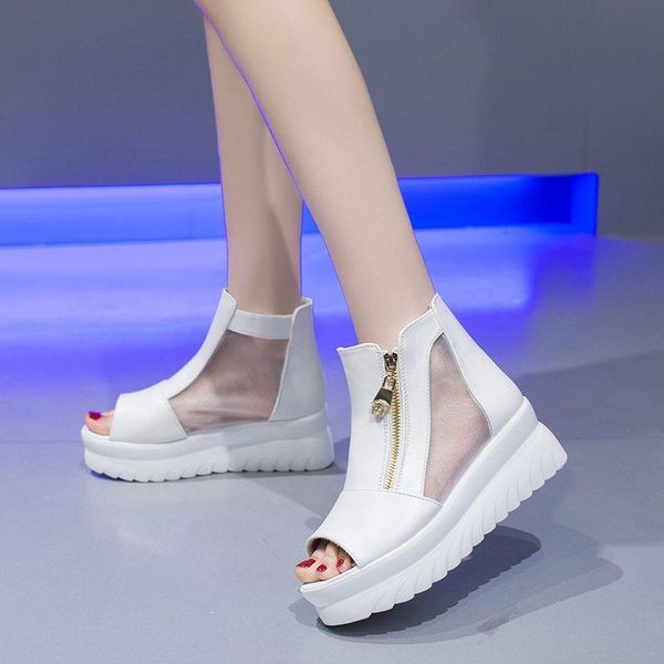 dress shoes sandals women summer fashion women's 2021 thick bottom slope and leisure personality fish mouth, Black
dress shoes sandals women summer fashion women's 2021 thick bottom slope and leisure personality fish mouth, Black