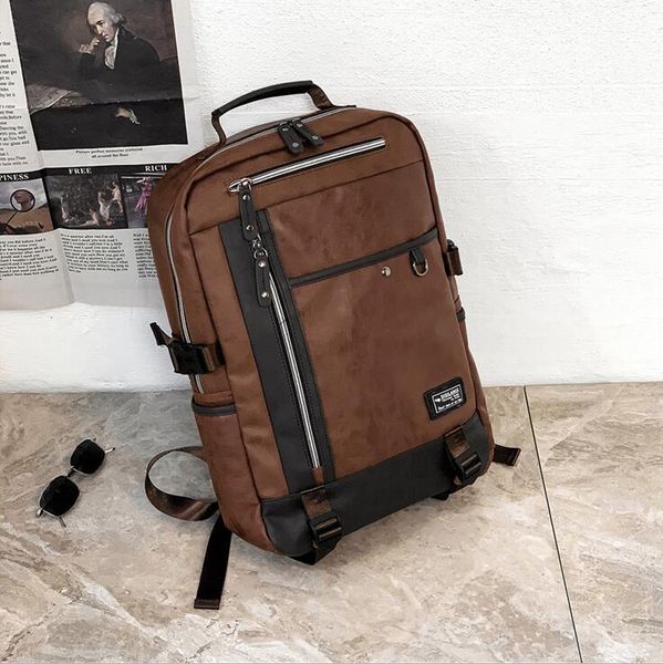 wholesale men shoulder bag joker large capacity leisure light backpacks outdoor daily travel fitness leather handbag fashion color matching
wholesale men shoulder bag joker large capacity leisure light backpacks outdoor daily travel fitness leather handbag fashion color matching