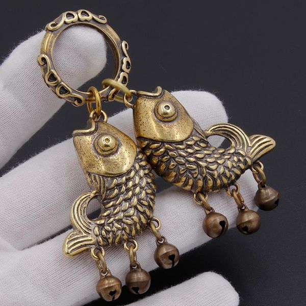 decorative objects & figurines solid brass carp pendant, zhaocai koi bell, car key wind chain pendant
decorative objects & figurines solid brass carp pendant, zhaocai koi bell, car key wind chain pendant