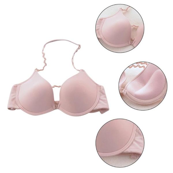 bras women halter v-neck front buckle bra push up padded backless underwear convertible wavy strappy bralette lingerie, Red;black
bras women halter v-neck front buckle bra push up padded backless underwear convertible wavy strappy bralette lingerie, Red;black