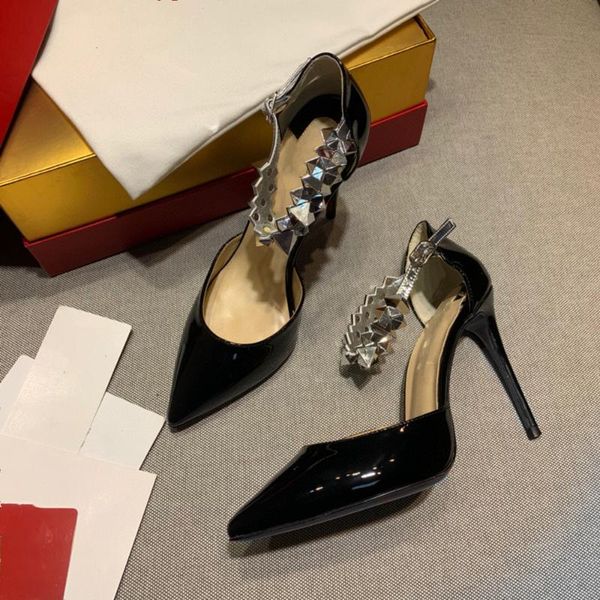 dress shoes plus size 34-42 women's genuine leather classic buckle strap women' s sandals pointed toe thin pumps, Black
dress shoes plus size 34-42 women's genuine leather classic buckle strap women' s sandals pointed toe thin pumps, Black