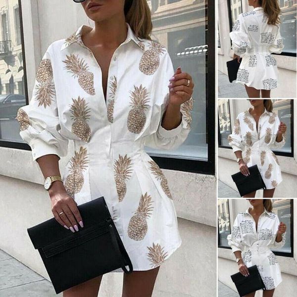 summer autumn fashion women long sleeve blouses button v neck letters pineapple print high waist collection women's & shirts, White
summer autumn fashion women long sleeve blouses button v neck letters pineapple print high waist collection women's & shirts, White
