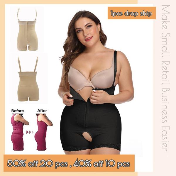 women's shapers plus size lace trim shapewear zip up soft crotchless romper bodysuit front closure corset s~6xl ct market 061, Black;white
women's shapers plus size lace trim shapewear zip up soft crotchless romper bodysuit front closure corset s~6xl ct market 061, Black;white