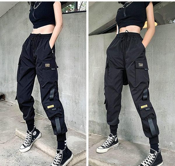 men's pants 2021 men women cargo multi pocket harem male streetwear fashion mens casual jogging elastic waist trousers, Black
men's pants 2021 men women cargo multi pocket harem male streetwear fashion mens casual jogging elastic waist trousers, Black