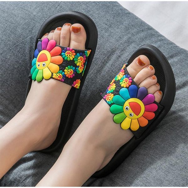 summer slippers women cute flower flats flip flops ladies soft comfort shoes female print floral beach casual sandals 2021, Black
summer slippers women cute flower flats flip flops ladies soft comfort shoes female print floral beach casual sandals 2021, Black