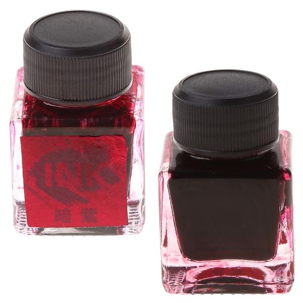 25ml bottled smooth writing fountain pen ink refill school student stationery y5ge refills, Black;red
25ml bottled smooth writing fountain pen ink refill school student stationery y5ge refills, Black;red