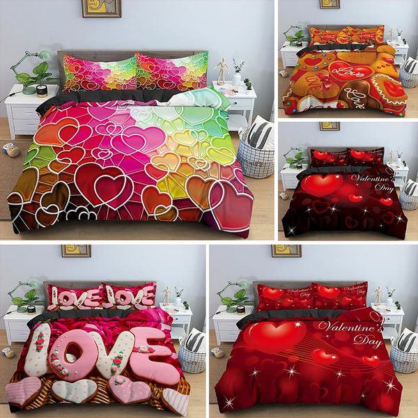 bedding set heart pattern duvet cover king bed linens comforter home textile sets
bedding set heart pattern duvet cover king bed linens comforter home textile sets