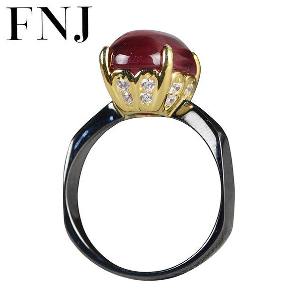 cluster rings fnj rose corundum 925 silver 100% real original s925 solid prue black ring for women jewelry, Golden;silver
cluster rings fnj rose corundum 925 silver 100% real original s925 solid prue black ring for women jewelry, Golden;silver