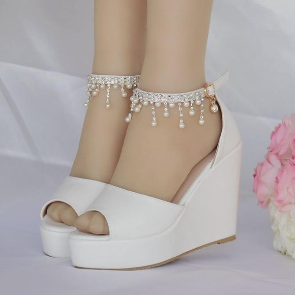 women sandals wedding party banquet pu rhinestones buckle strap 11cm wedges high heels peep toe sandal shoes size 35-42, Black
women sandals wedding party banquet pu rhinestones buckle strap 11cm wedges high heels peep toe sandal shoes size 35-42, Black