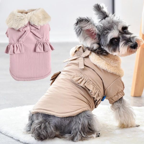 dog apparel cute fur collar luxury pet clothes outfit autumn winter pink cream female two feet thick coat jacket sweatshirt cat goods
dog apparel cute fur collar luxury pet clothes outfit autumn winter pink cream female two feet thick coat jacket sweatshirt cat goods