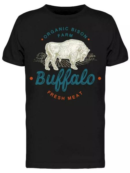 organic buffalo tee men's -image by shutterstock, White;black
organic buffalo tee men's -image by shutterstock, White;black