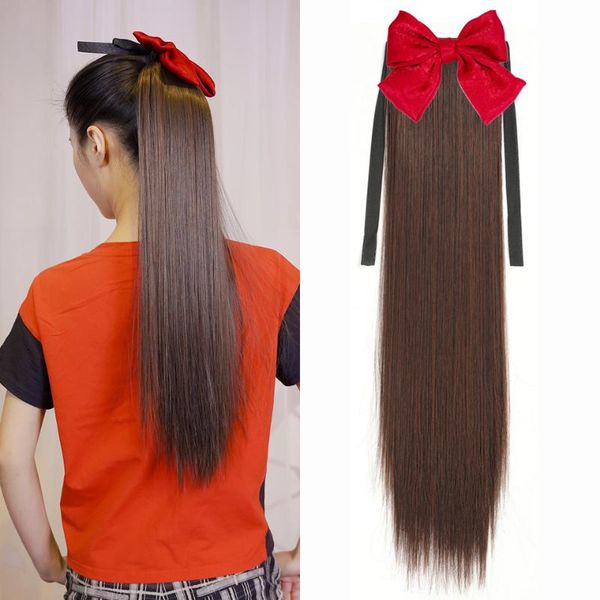 synthetic wigs beiyufei 20-inch hair fiber heat-resistant straight with ponytail fake chip-in pony tail wig, Black
synthetic wigs beiyufei 20-inch hair fiber heat-resistant straight with ponytail fake chip-in pony tail wig, Black