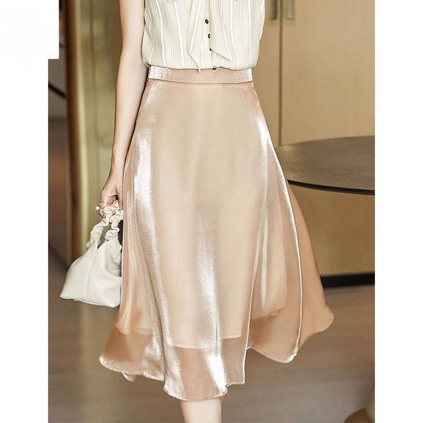 skirts beige elegant women summer 2021 high waist solid a-line knee-kength office lady all match quality, Black
skirts beige elegant women summer 2021 high waist solid a-line knee-kength office lady all match quality, Black