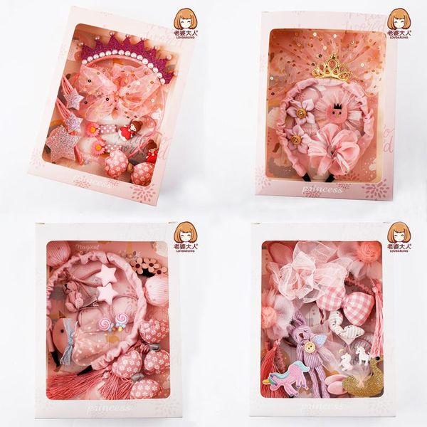 hair accessories children's crown headband gift box suit birthday pink floral bow for women ring rope, Slivery;white
hair accessories children's crown headband gift box suit birthday pink floral bow for women ring rope, Slivery;white