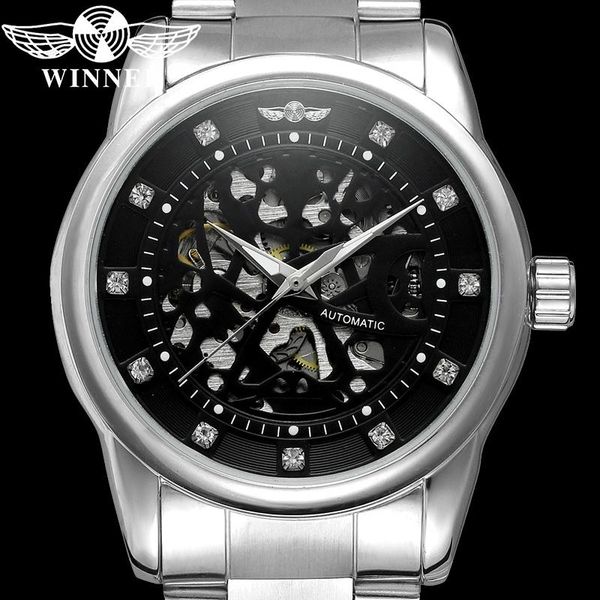 wristwatches winner classic automatic mechanical men wristwatch military army sport male clock skeleton man watch gift 8097, Slivery;brown
wristwatches winner classic automatic mechanical men wristwatch military army sport male clock skeleton man watch gift 8097, Slivery;brown