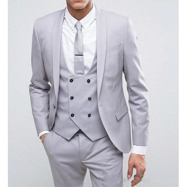 men's suits & blazers 4pcs one button terno masculino senior grey shawl lapel tuxedos wedding men bridegroom suit (jacket+pant+vest+tie, White;black
men's suits & blazers 4pcs one button terno masculino senior grey shawl lapel tuxedos wedding men bridegroom suit (jacket+pant+vest+tie, White;black
