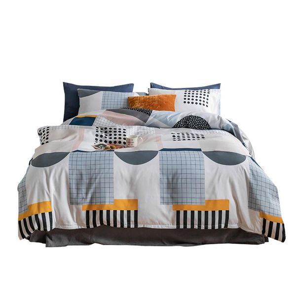 bedding sets simple and light luxury style four-piece cotton geometric pattern printing bed sheet quilt cover dormitory single 3 pcs
bedding sets simple and light luxury style four-piece cotton geometric pattern printing bed sheet quilt cover dormitory single 3 pcs