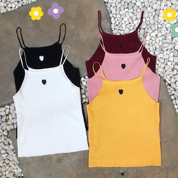 women's tanks & camis heliar 2021 summer fashion women crop sleeveless vest causal solid simple female embroidery bottom tank, White
women's tanks & camis heliar 2021 summer fashion women crop sleeveless vest causal solid simple female embroidery bottom tank, White