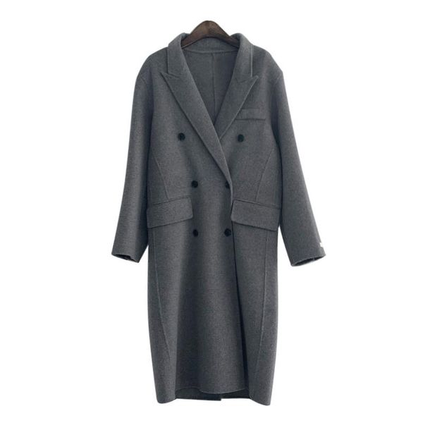 women's wool & blends winter coat women autumn double-sided jackets loose overcoat korean clothes abrigo mujer invierno elegante sqq229, Black
women's wool & blends winter coat women autumn double-sided jackets loose overcoat korean clothes abrigo mujer invierno elegante sqq229, Black