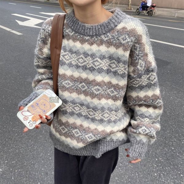 women's sweaters pullover women loose round neck long sleeve knitted cotton jumper f9vy, White;black
women's sweaters pullover women loose round neck long sleeve knitted cotton jumper f9vy, White;black